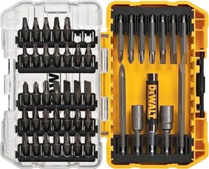 DeWALT 45-piece screwdriver bit set with case